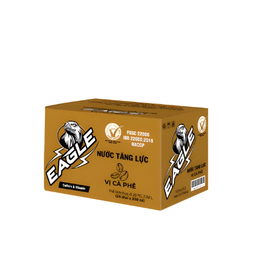 Thùng nước tăng lực vị cà phê